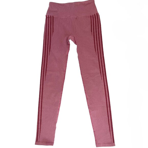 Fabletics High-Waisted Seamless Rib Legging Mauve Pink size Small - Picture 5 of 7